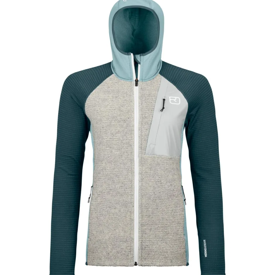 Ortovox Skibekleidung|Jacken-- Women's Fleece Grid Plus Classic Knit Hoody - Fleecejacke