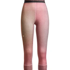 Ortovox Hochtourenbekleidung|Merinounterwäsche-- Women's 185 Rock'N'Wool Print Short Pants - Merinounterwäsche Aop Dawn Rose