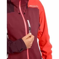 Ortovox Hochtourenbekleidung|Kletterbekleidung-- Women's Westalpen 3L Jacket - Regenjacke
