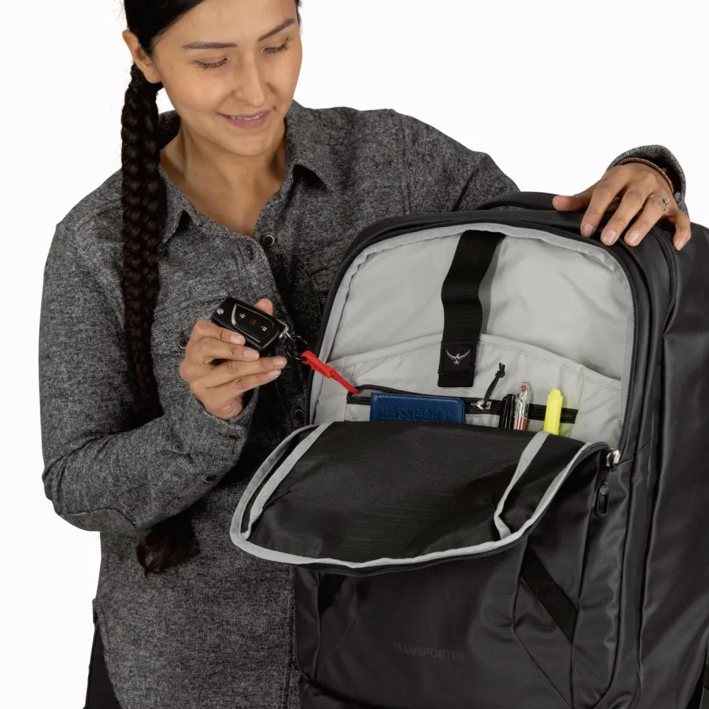 Osprey - Transporter Wheeled Carry-On 38 - Reisetasche Raven Black / Black Outlet