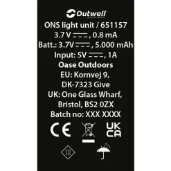 Outwell - ONS Light Unit Set - LED-Lampe Night Blue Outlet