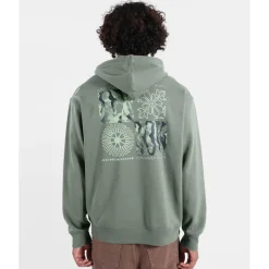Oxbow Alltagsbekleidung|Pullover & Hoodies-- Snap Fleece Hood - Hoodie Agave