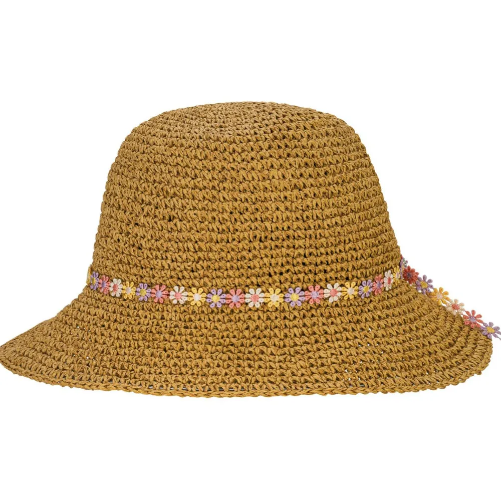 P.A.C. - Lilen Bucket Straw Hat - Hut Clearance