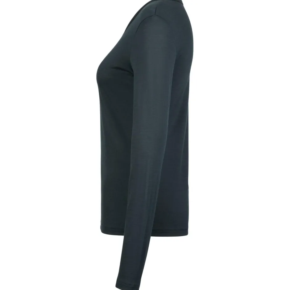 P.A.C. Trekkingbekleidung|Alltagsbekleidung-- Women's Merino T-Shirt L/S - Merinounterwäsche Grey Melange
