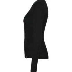 P.A.C. - Women's 100% Merino Unterwäsche L/S - Merinounterwäsche Black New