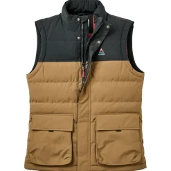 Passenger - Baltic Recycled Insulated Vest - Winterweste Caramel / Black Online