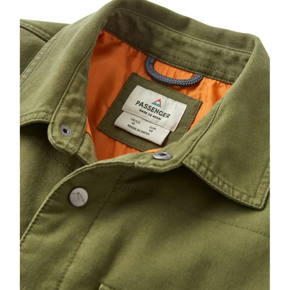Passenger - Taranaki Canvas Quilted Overshirt - Hemd New