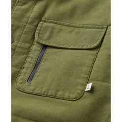 Passenger - Taranaki Canvas Quilted Overshirt - Hemd New