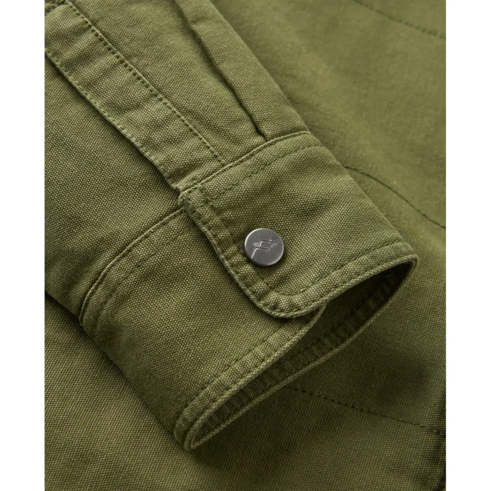 Passenger - Taranaki Canvas Quilted Overshirt - Hemd New