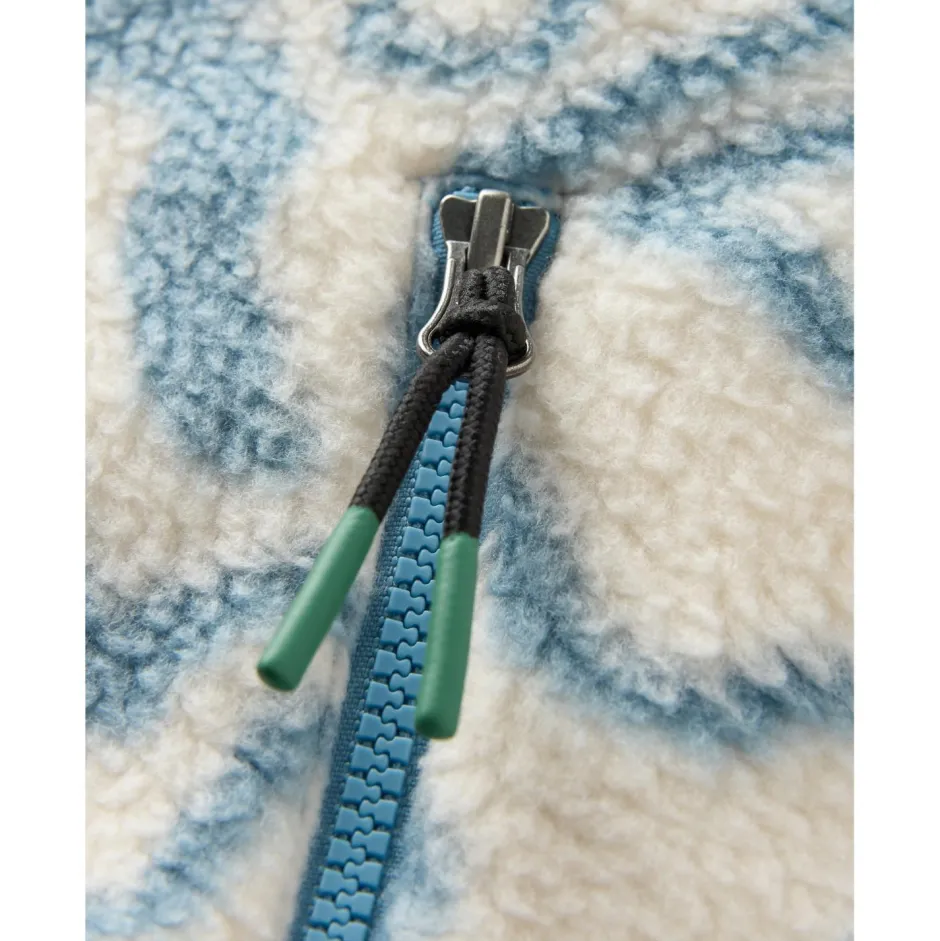 Passenger Alltagsbekleidung|Westen-- Women's Fairbanks Full Zip Recycled Sherpa Gilet - Fleeceweste Frost Rich Navy