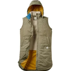 Passenger Wanderbekleidung|Westen-- Women's Flora Sherpa Lined Gilet - Kunstfaserweste Dusty Olive