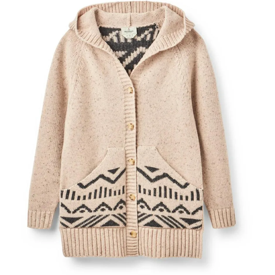 Passenger Mäntel|Jacken-- Women's Snoozle Recycled Knitted Hooded Cardigan - Cardigan