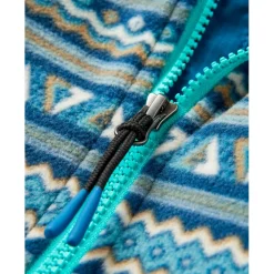 Passenger - Women's Sorrel Recycled Polar Fleece - Fleecepullover Geo Stripe Dark Denim Online