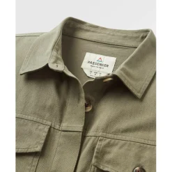 - Woen' tea Organic Cotton / hirt - Bue < Passenger Online