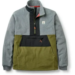 Passenger - Woodand Hoode 2.0 1/2 Zip Recyc. Poar Feece - Feecejacke