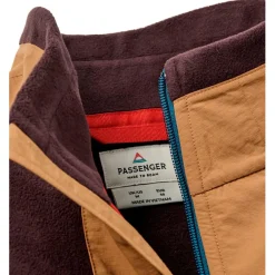 Passenger - Woodand Hoode 2.0 1/2 Zip Recyc. Poar Feece - Feecejacke