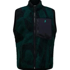 Peak Performance - Graphic Pile Vest - Fleeceweste Logo Era Clearance