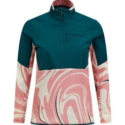 Peak Performance - Women's Aop Freelight Alpha Half Zip - Fleecejacke Swirl Map Discount