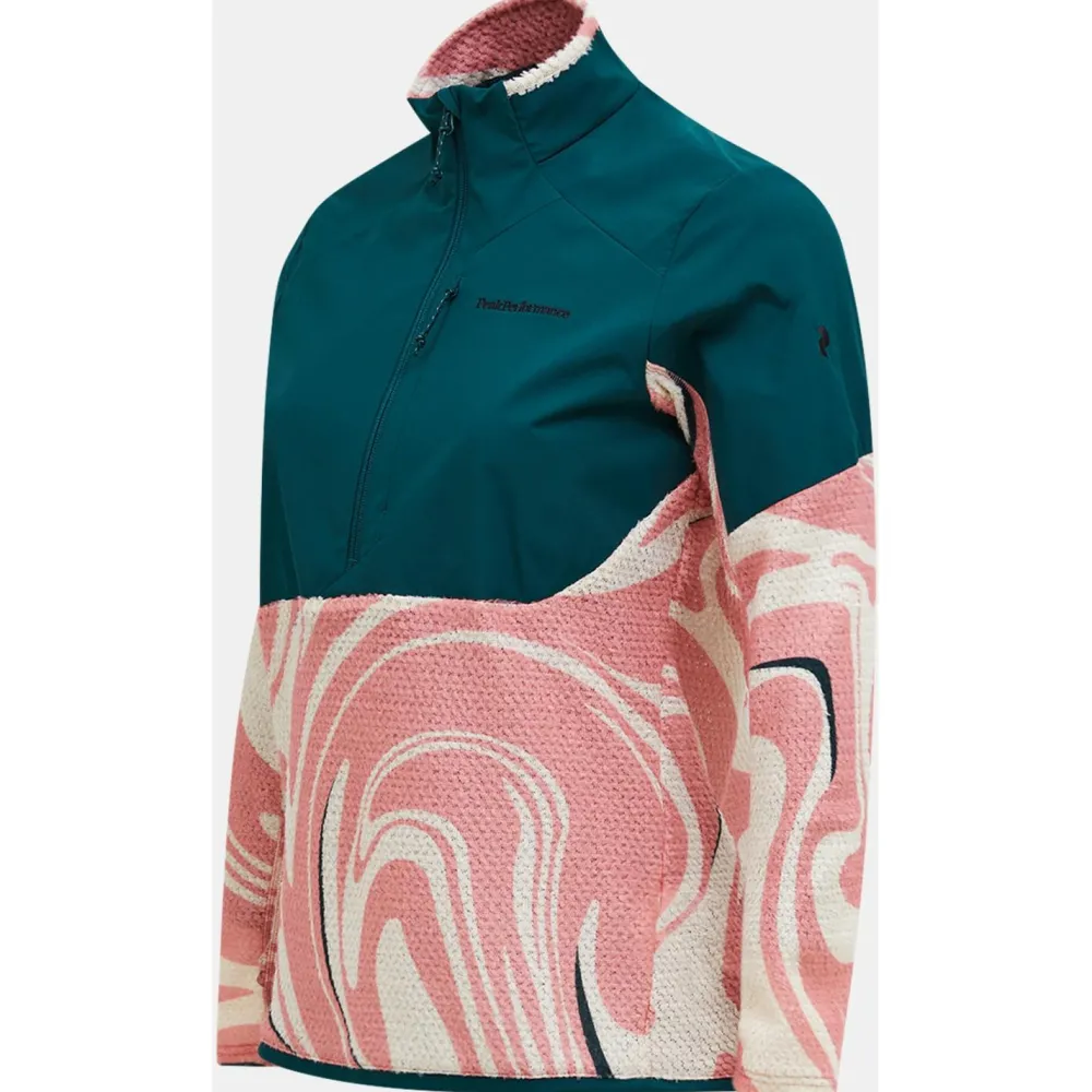 Peak Performance - Women's Aop Freelight Alpha Half Zip - Fleecejacke Swirl Map Discount