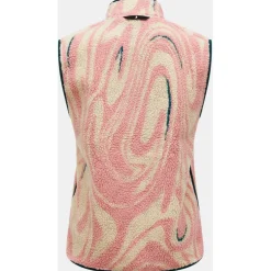 Peak Performance - Women's Graphic Pile Vest - Fleeceweste Topo Swirl Clearance