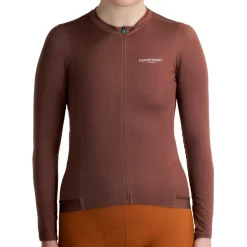 - Woen' ignature ong eeve Jerey - Radtrikot < PEPPERMINT