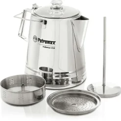 Petromax Outdoor-Küche|Töpfe & Geschirr-- Perkolator Perkomax Edelstahl