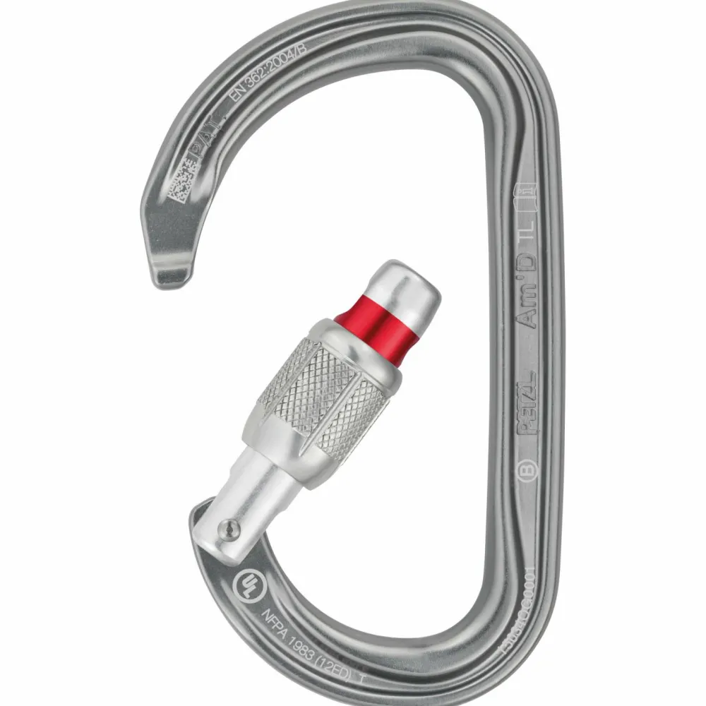 Petzl - Am'D Screw-Lock - Schraubkarabiner Grey Discount