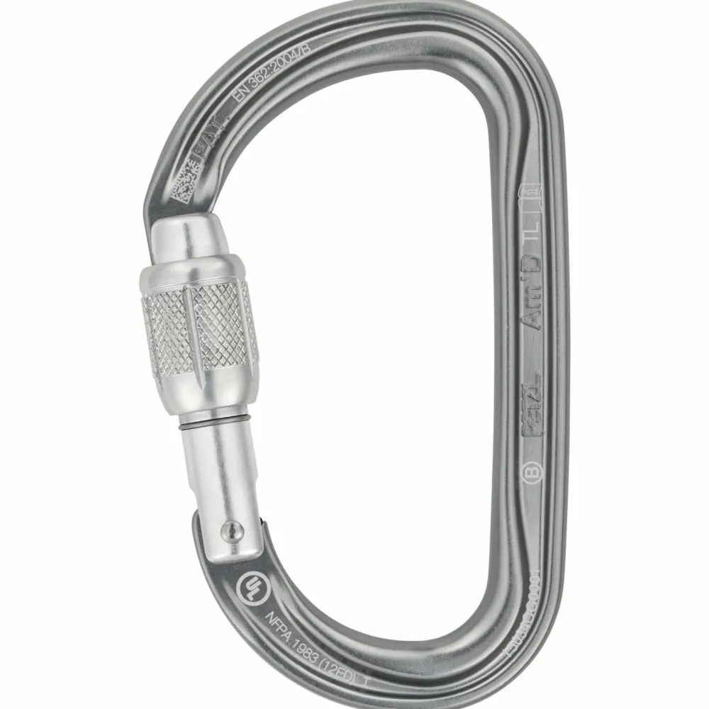 Petzl - Am'D Screw-Lock - Schraubkarabiner Grey Discount