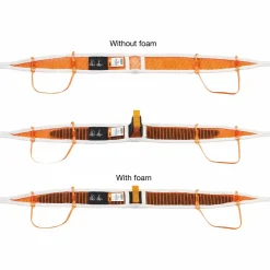 Petzl - Fly - Klettergurt Grey / Orange Clearance