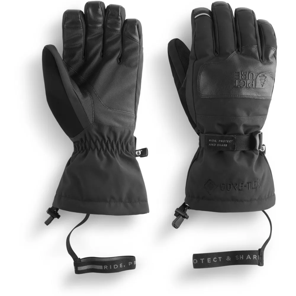 Picture - Grabey GTX Gloves - Handschuhe Black Discount