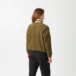 Picture - Women's Cylla Crop 1/4 Fleece - Fleecepullover Best
