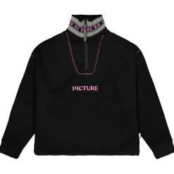 Picture - Women's Cylla Crop 1/4 Fleece - Fleecepullover Best