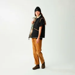 Picture - Women's Hylla Reversible Vest - Kunstfaserweste Black Timeless Flower Clearance