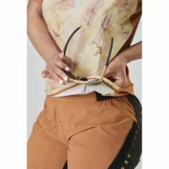 Picture Fahrradbekleidung|Radtrikots-- Women's Ice Flow Printed Tech Tee - Funktionsshirt Geology Cream