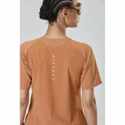 Picture Fahrradbekleidung|Radtrikots-- Women's Ice Flow Printed Tech Tee - Funktionsshirt Geology Cream