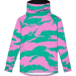 - Woen' Pagaya Printed High Feece - ongeeve < Picture Online