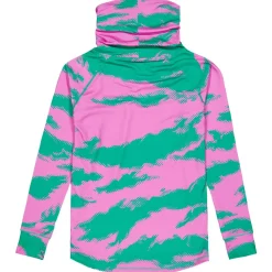 - Woen' Pagaya Printed High Feece - ongeeve < Picture Online