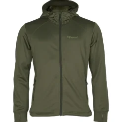 Pinewood Trekkingbekleidung|Wanderbekleidung-- Finnveden Sweater - Fleecejacke Olive
