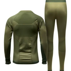 Pinewood Skibekleidung|Unterwäsche-- Seamless Function Base Layer Set - Kunstfaserunterwäsche Olive Green