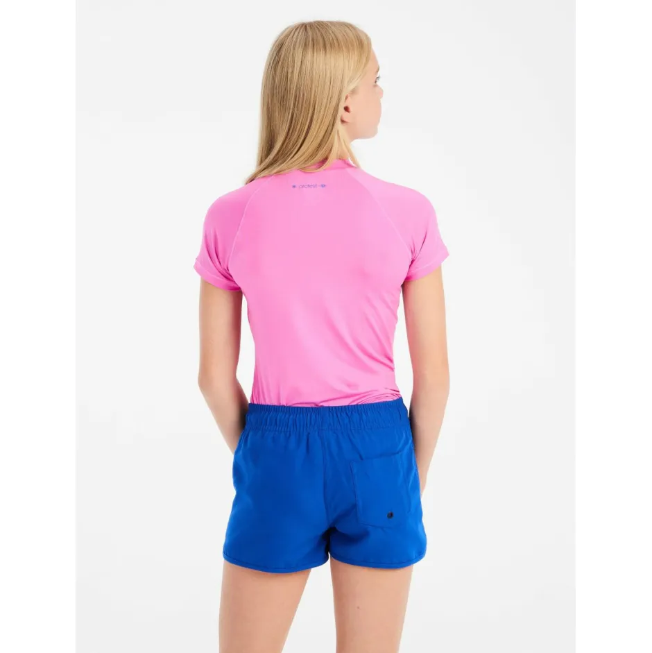 Protest Bademode-- Kid's PRTSenna Surf T-Shirt Short Sleeve - Lycra Surfing Blue