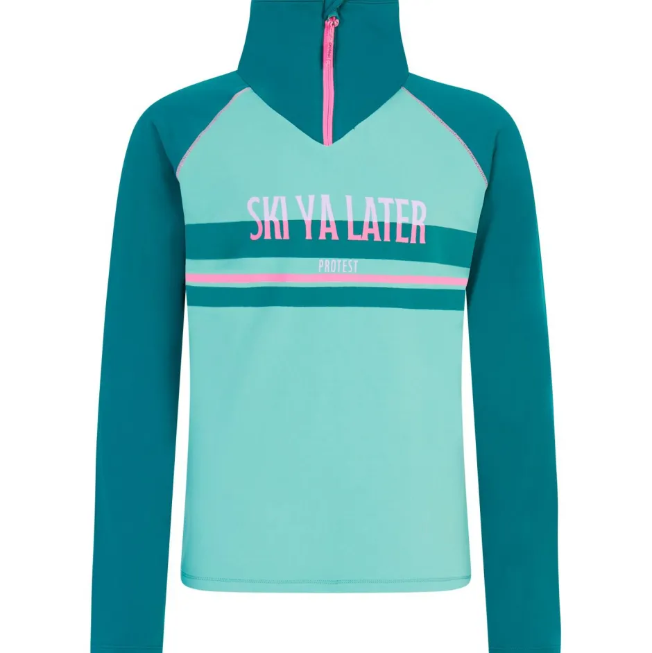 Protest Skibekleidung|Skipullover-- Kid's PRTWonder 1/4 Zip Active Top - Fleecepullover