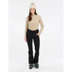 Protest Skibekleidung|Skipullover-- Women's PRTMutez 1/4 Zip Top - Fleecepullover Seashell Offwhite
