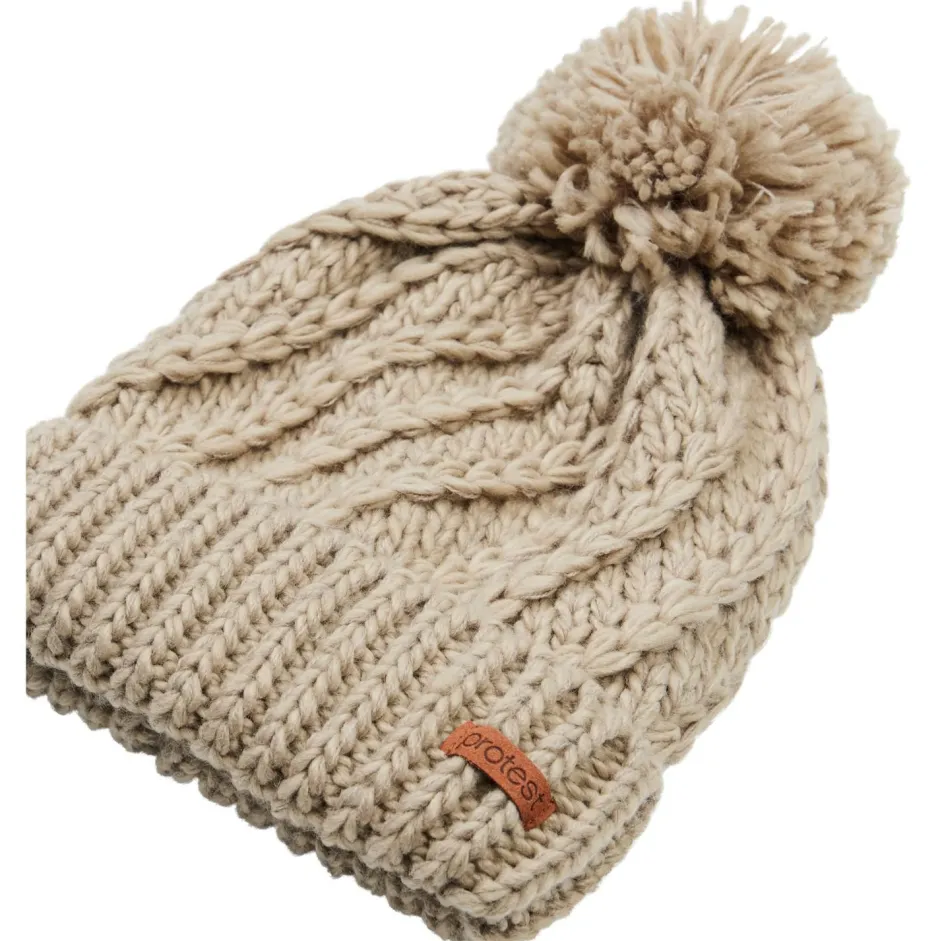 Protest Kopfbedeckungen|Alltagsbekleidung-- Women's PRTPaisley24 Beanie - Mütze Bamboo Beige