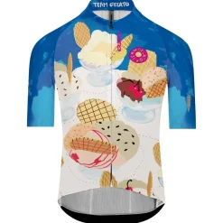Q36.5 Fahrradbekleidung|Radtrikots-- Gregarius Pro Team Gelato Jersey - Radtrikot White