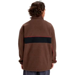 Quiksilver Pullover & Hoodies|Alltagsbekleidung-- Omni Sherpa Half-Zip - Fleecepullover Chocolate Brown