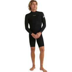 Quiksilver - Prologue 2/2 L/S Springsuit Back Zip - Neoprenanzug Black Best