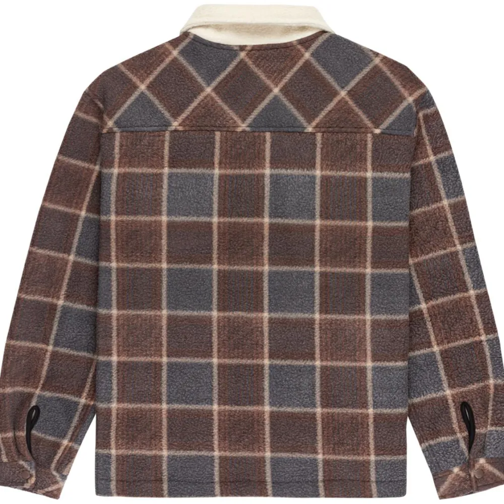 Quiksilver - Sherpa Jacket - Fleecejacke Chocolate Brown / Sherpa Plaid Discount