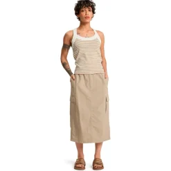 Quiksilver - Women's Riza Striped Tank - Top Tobacco Riza Stripe Outlet