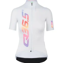 Q36.5 Fahrradbekleidung|Radtrikots-- Women's G1 Signature Jersey - Radtrikot Arcobaleno White