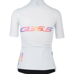Q36.5 Fahrradbekleidung|Radtrikots-- Women's G1 Signature Jersey - Radtrikot Arcobaleno White